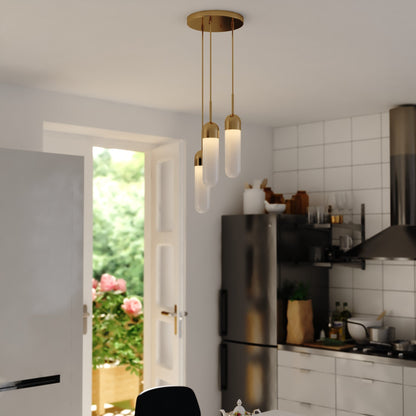 Thalia 10 - in. 3 Light Pendant - Orvon Lighting