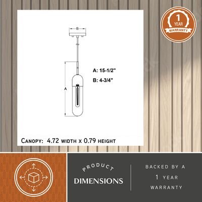 Thalia 4.75 - in. 1 Light Mini Pendant - Orvon Lighting