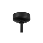 Theiry 52 inch Flat Black/Satin Brass with Flat Black/Black Walnut Blades Ceiling Fan - Orvon Lighting
