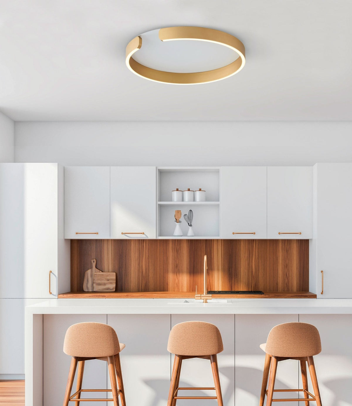 Tokio LED Flush Mount Ceiling Light - Orvon Lighting