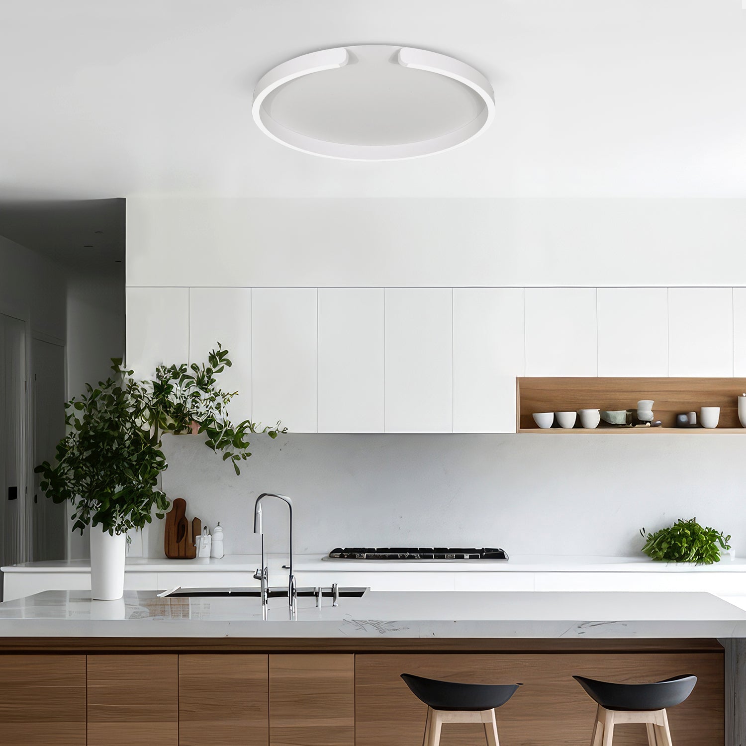 Tokio LED Flush Mount Ceiling Light - Orvon Lighting