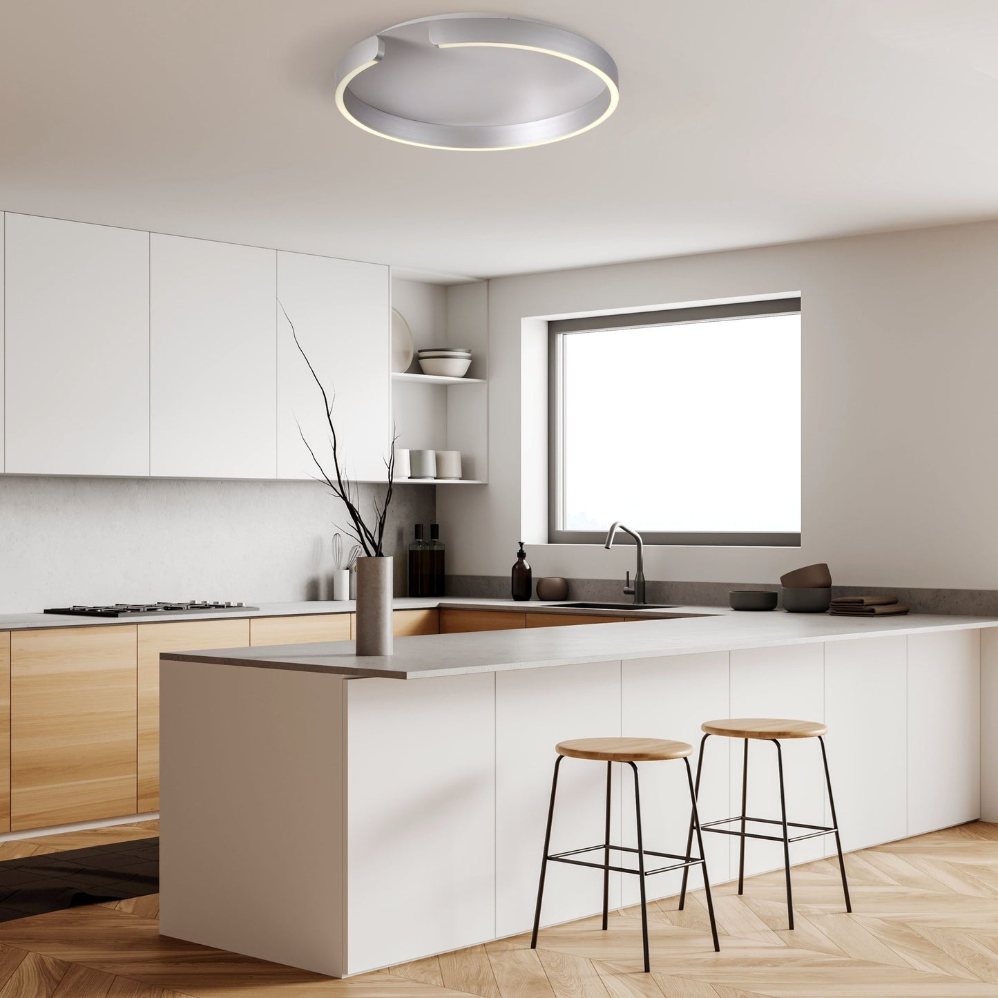 Tokio LED Flush Mount Ceiling Light - Orvon Lighting