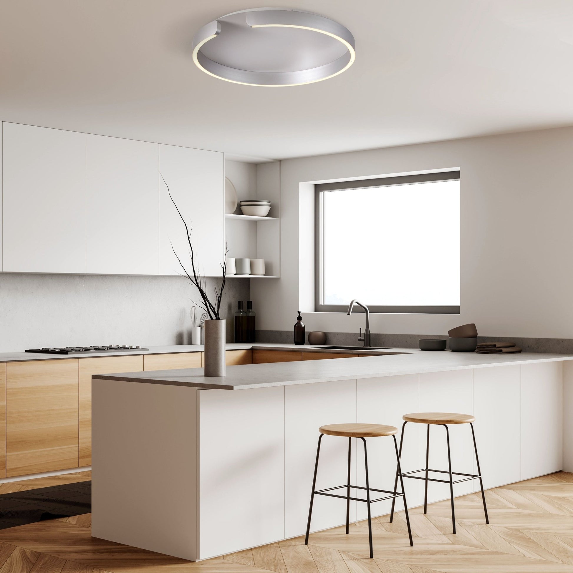 Tokio LED Flush Mount Ceiling Light - Orvon Lighting