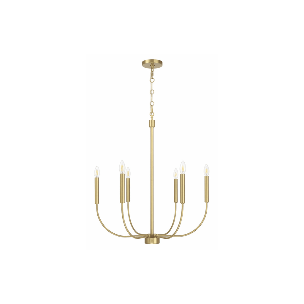 Traci 6 Light Chandelier Ceiling Light - Orvon Lighting