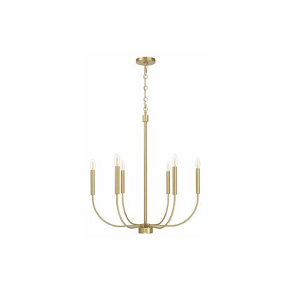 Traci 6 Light Chandelier Ceiling Light - Orvon Lighting