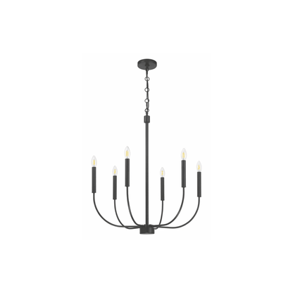 Traci 6 Light Chandelier Ceiling Light - Orvon Lighting