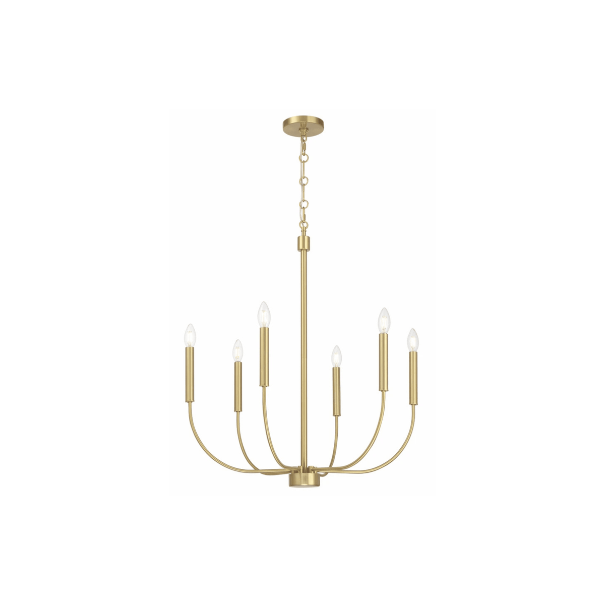 Traci 6 Light Chandelier Ceiling Light - Orvon Lighting