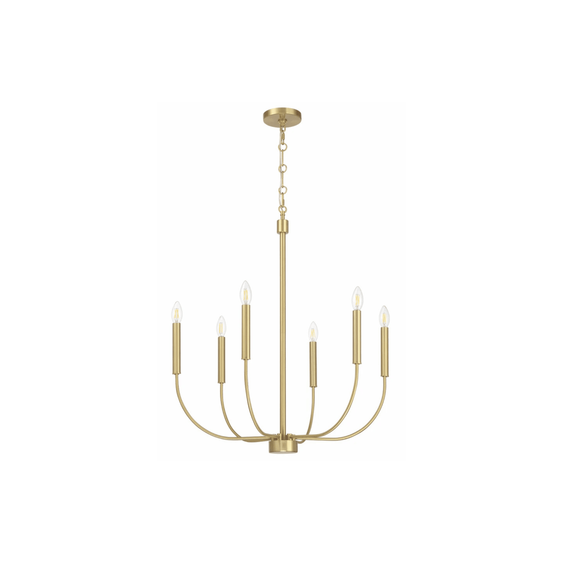 Traci 6 Light Chandelier Ceiling Light - Orvon Lighting