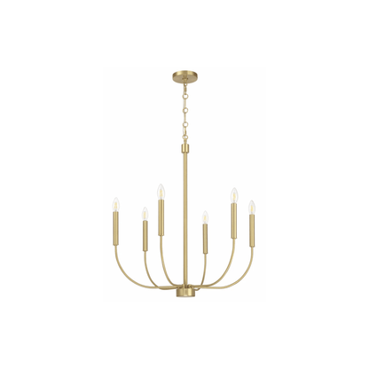 Traci 6 Light Chandelier Ceiling Light - Orvon Lighting