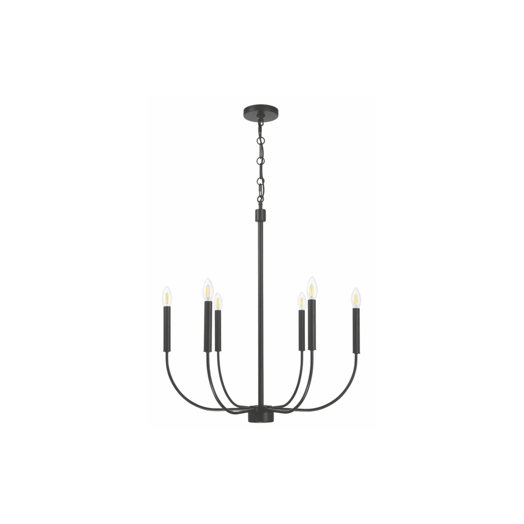 Traci 6 Light Chandelier Ceiling Light - Orvon Lighting