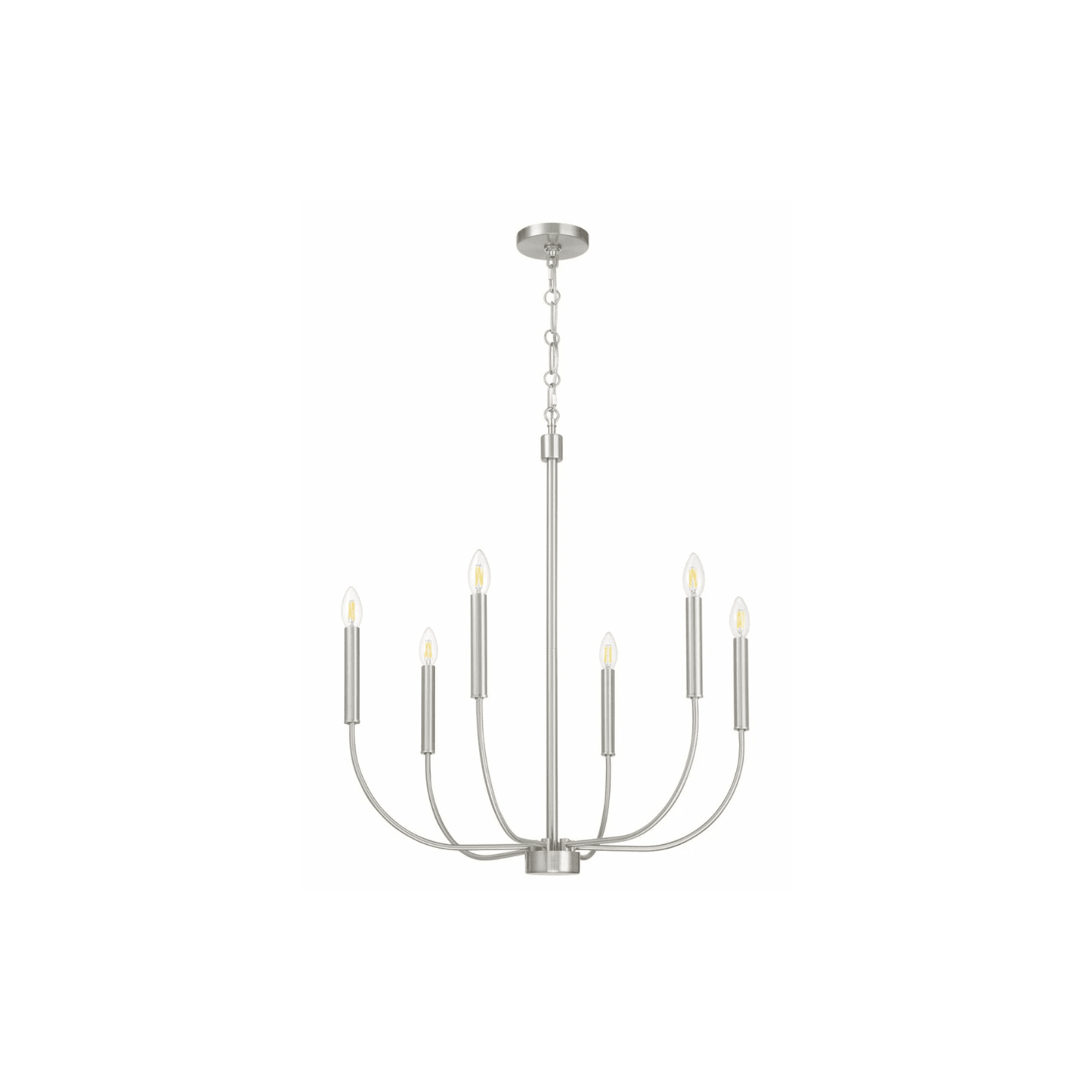 Traci 6 Light Chandelier Ceiling Light - Orvon Lighting