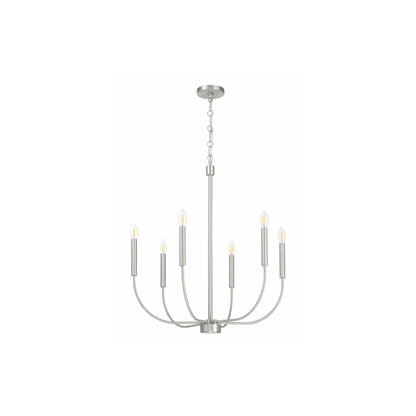 Traci 6 Light Chandelier Ceiling Light - Orvon Lighting