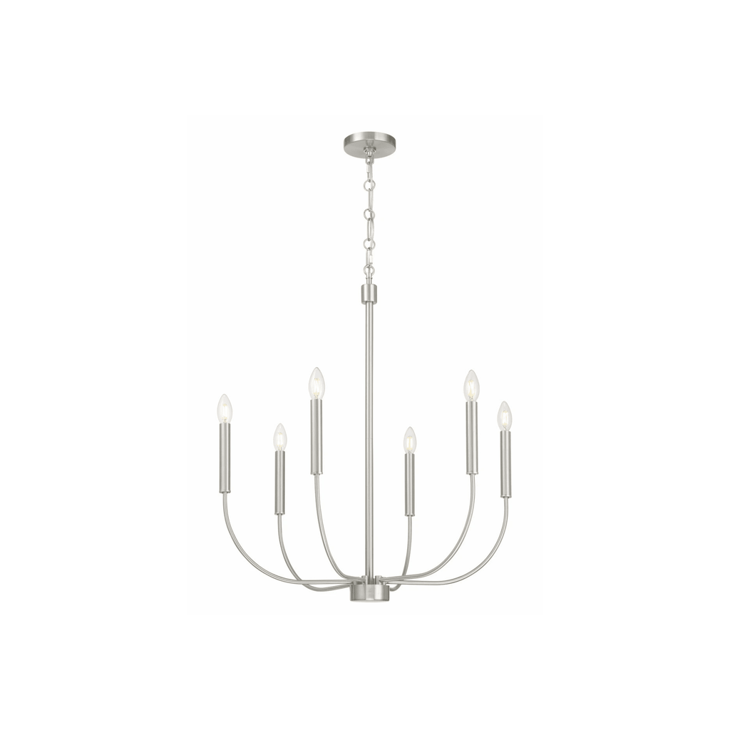Traci 6 Light Chandelier Ceiling Light - Orvon Lighting