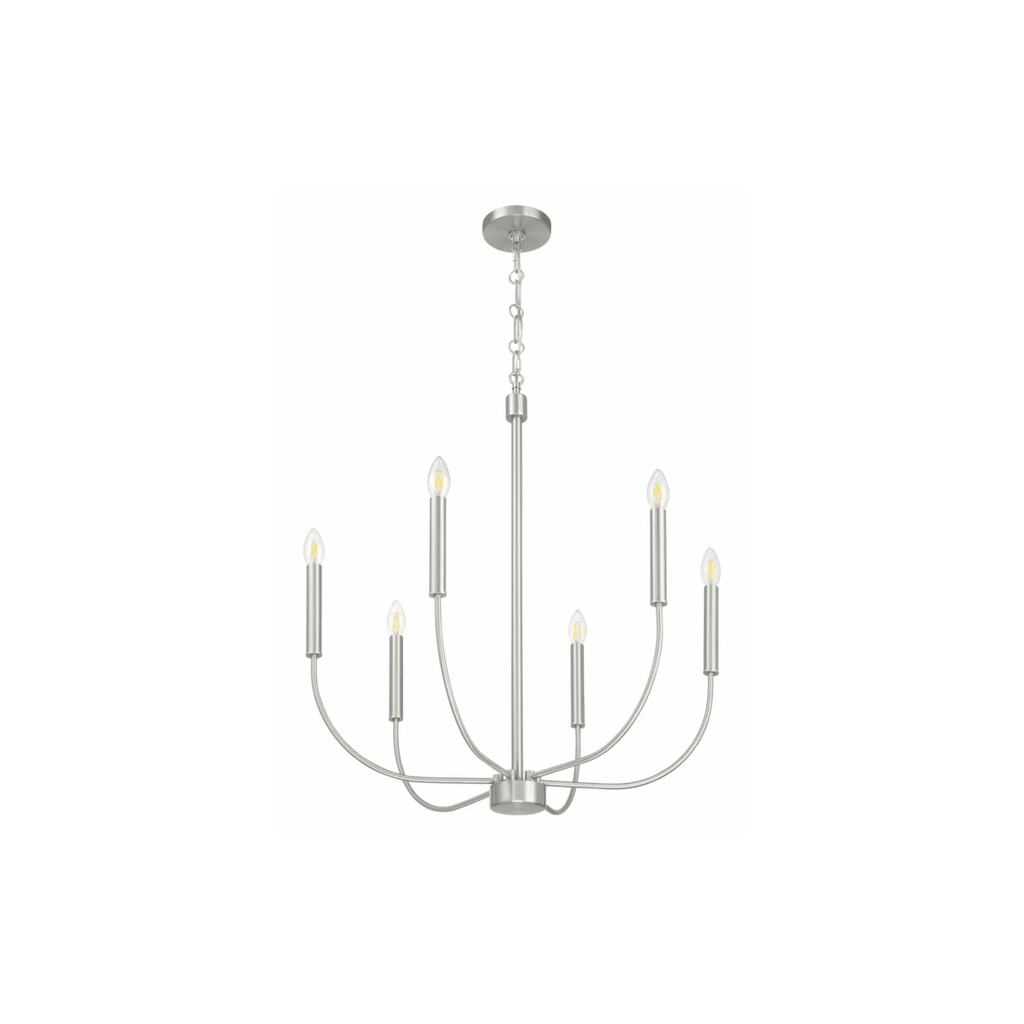 Traci 6 Light Chandelier Ceiling Light - Orvon Lighting