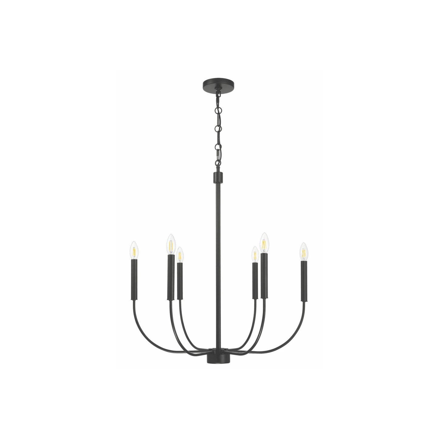 Traci 6 Light Chandelier Ceiling Light - Orvon Lighting