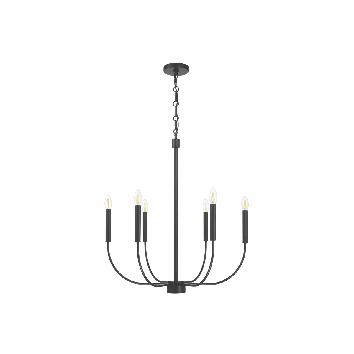 Traci 6 Light Chandelier Ceiling Light - Orvon Lighting