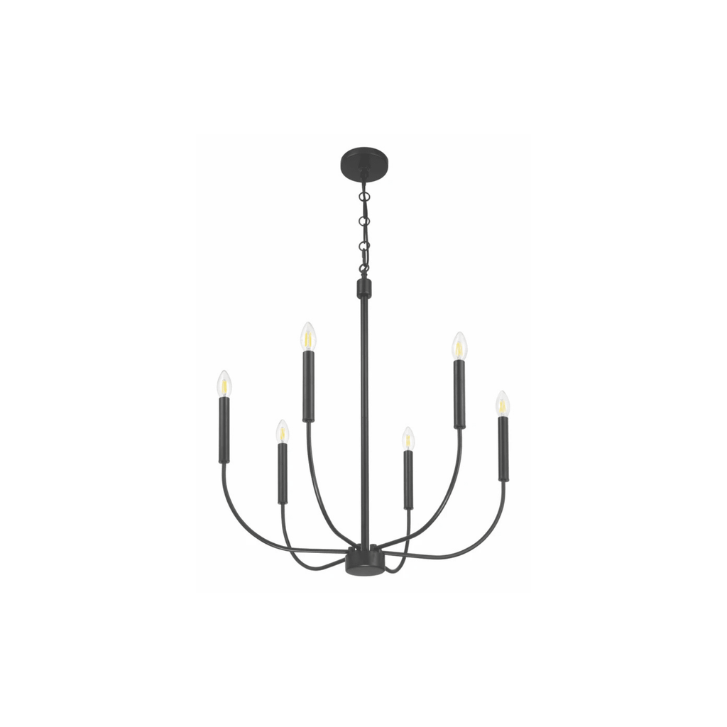 Traci 6 Light Chandelier Ceiling Light - Orvon Lighting