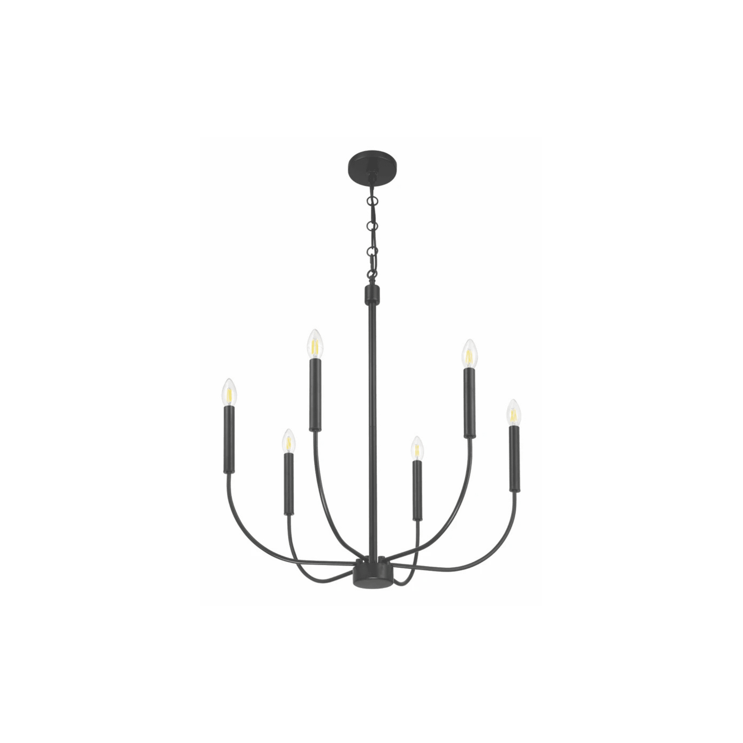 Traci 6 Light Chandelier Ceiling Light - Orvon Lighting