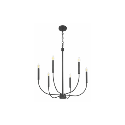 Traci 6 Light Chandelier Ceiling Light - Orvon Lighting