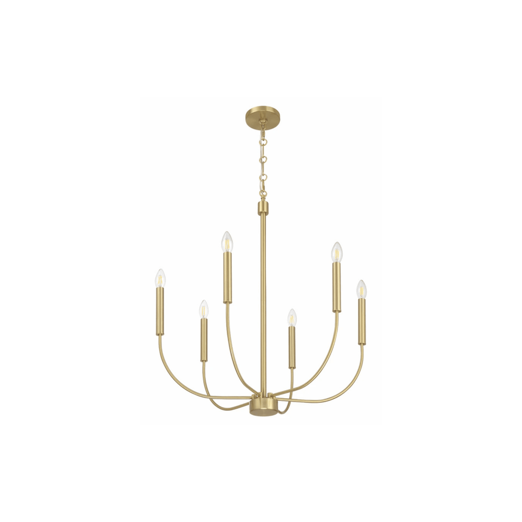 Traci 6 Light Chandelier Ceiling Light - Orvon Lighting