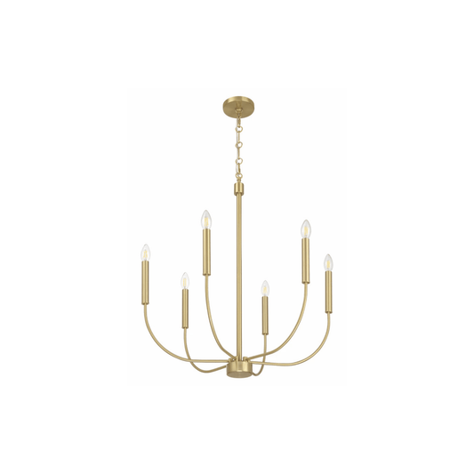 Traci 6 Light Chandelier Ceiling Light - Orvon Lighting