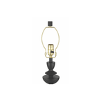 Travis 1 Light Table Lamp in Dark Wood - Orvon Lighting