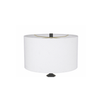 Travis 1 Light Table Lamp in Dark Wood - Orvon Lighting