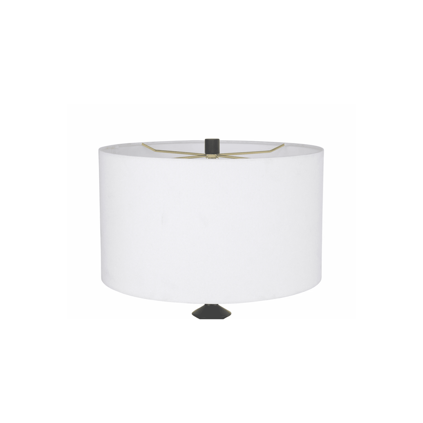 Travis 1 Light Table Lamp in Dark Wood - Orvon Lighting