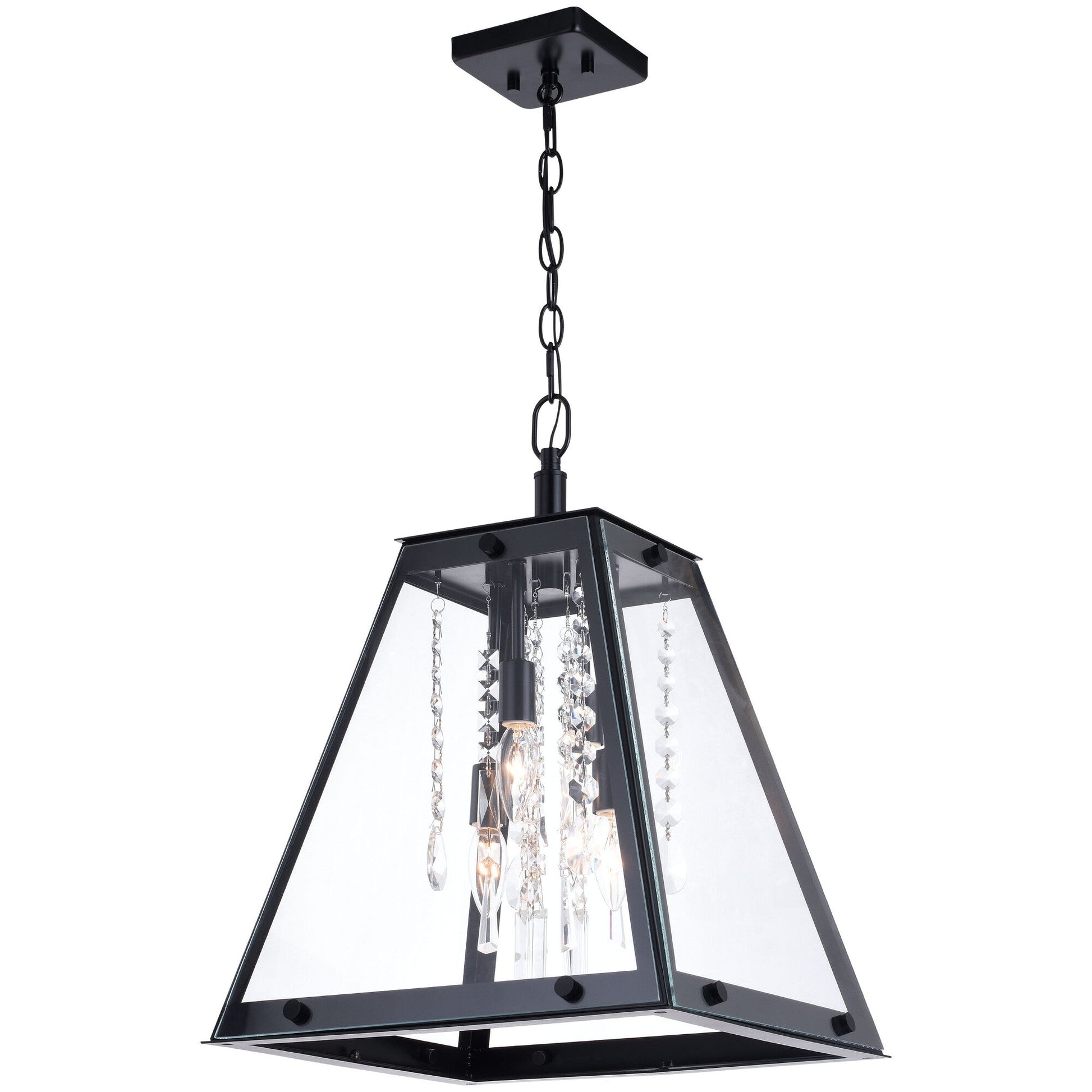 Tremont 15 in. W 4 Light Pendant Matte Black - Orvon Lighting