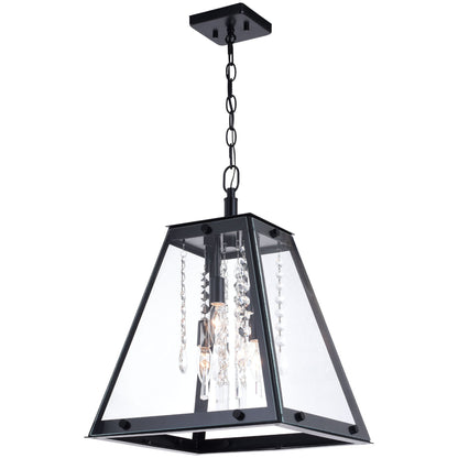 Tremont 15 in. W 4 Light Pendant Matte Black - Orvon Lighting