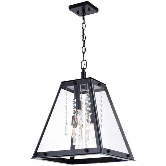 Tremont 15 in. W 4 Light Pendant Matte Black - Orvon Lighting