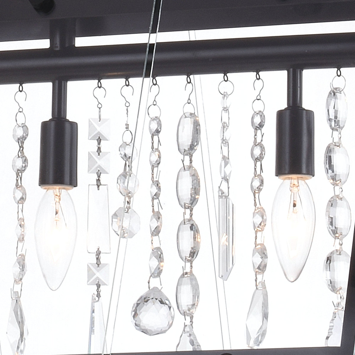 Tremont 36.5 in. W 5 Light Linear Chandelier Matte Black - Orvon Lighting