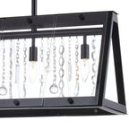Tremont 36.5 in. W 5 Light Linear Chandelier Matte Black - Orvon Lighting