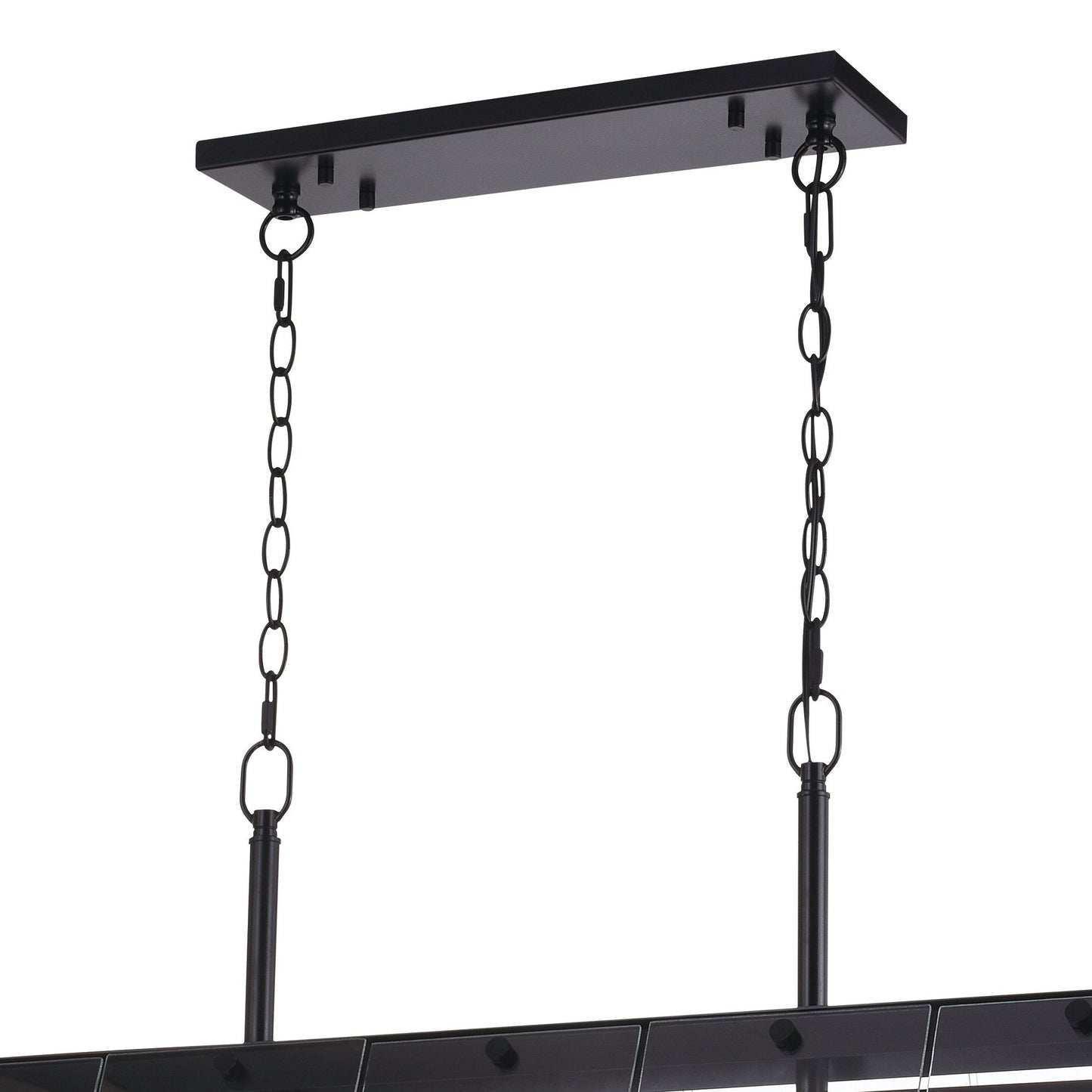 Tremont 36.5 in. W 5 Light Linear Chandelier Matte Black - Orvon Lighting
