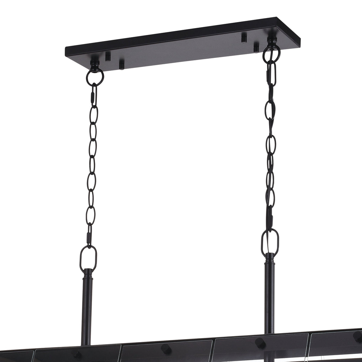 Tremont 36.5 in. W 5 Light Linear Chandelier Matte Black - Orvon Lighting