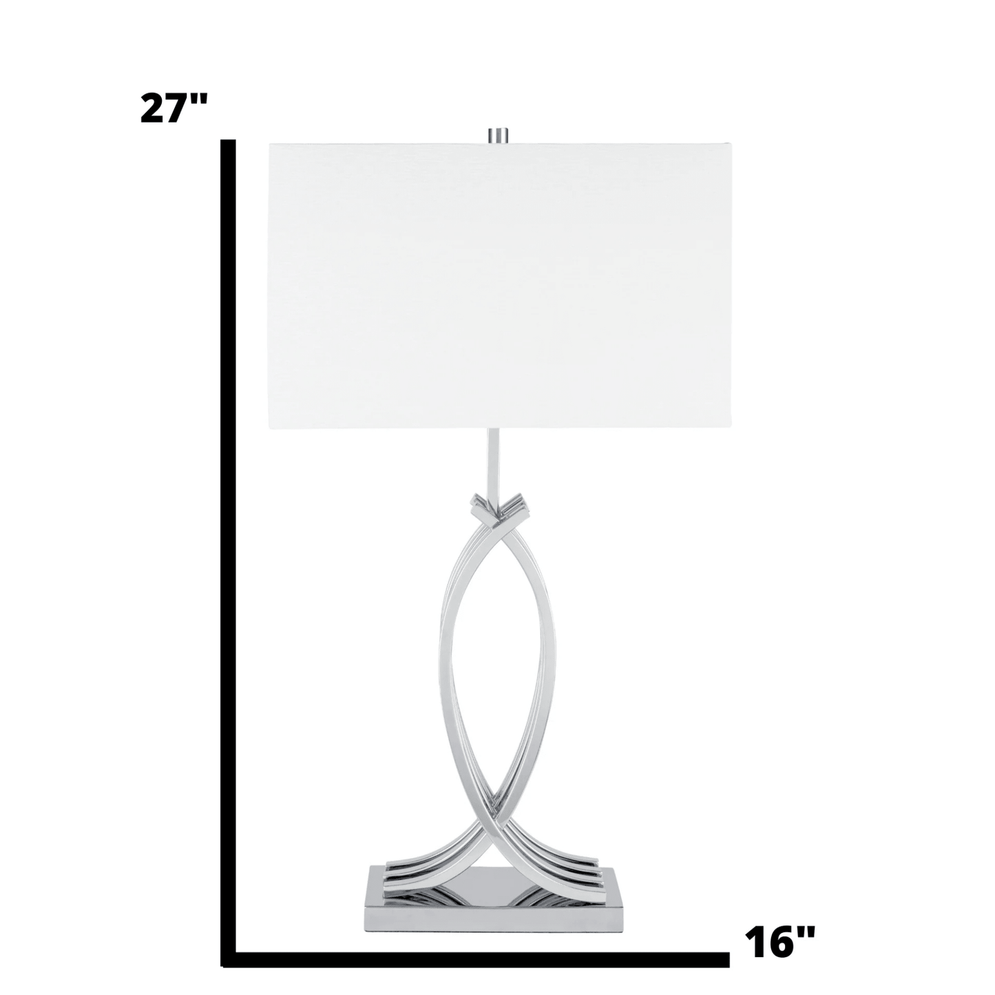 Unity 1 Light Table Lamp Chrome - Orvon Lighting