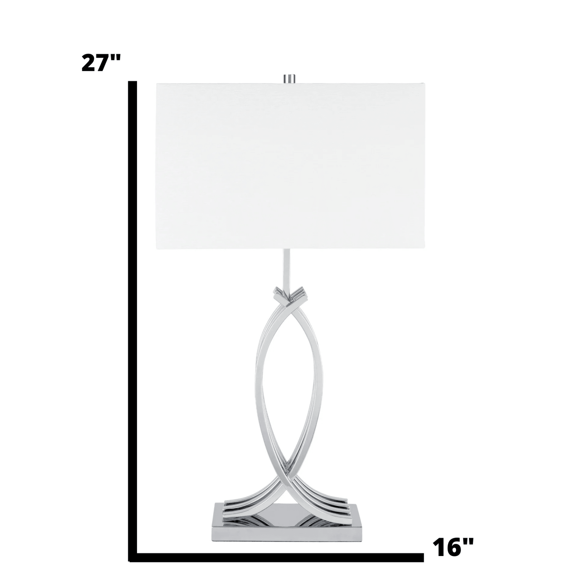 Unity 1 Light Table Lamp Chrome - Orvon Lighting