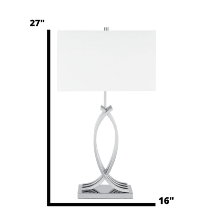 Unity 1 Light Table Lamp Chrome - Orvon Lighting