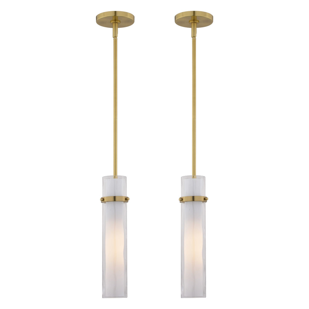 Vilo 4.5 - in. 1 Light Mini Pendant Golden Brass - Orvon Lighting
