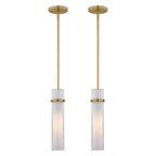 Vilo 4.5 - in. 1 Light Mini Pendant Golden Brass - Orvon Lighting