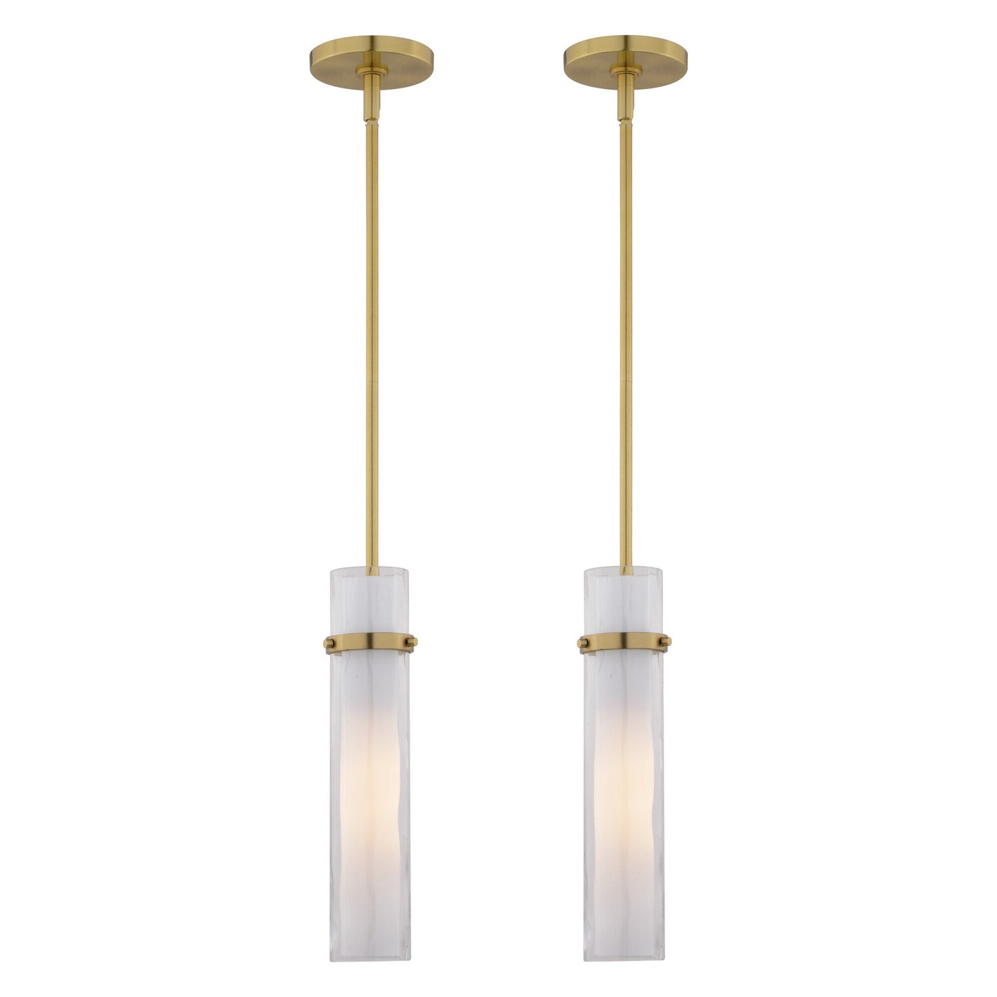 Vilo 4.5 - in. 1 Light Mini Pendant Golden Brass - Orvon Lighting