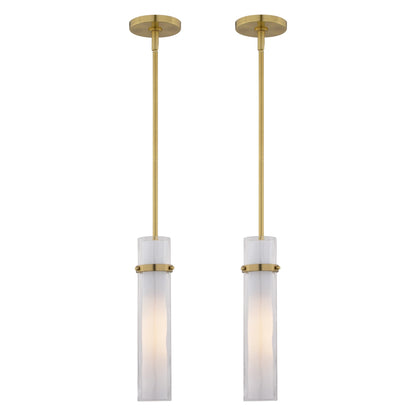 Vilo 4.5 - in. 1 Light Mini Pendant Golden Brass - Orvon Lighting