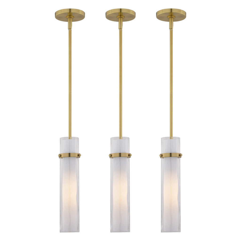 Vilo 4.5 - in. 1 Light Mini Pendant Golden Brass - Orvon Lighting