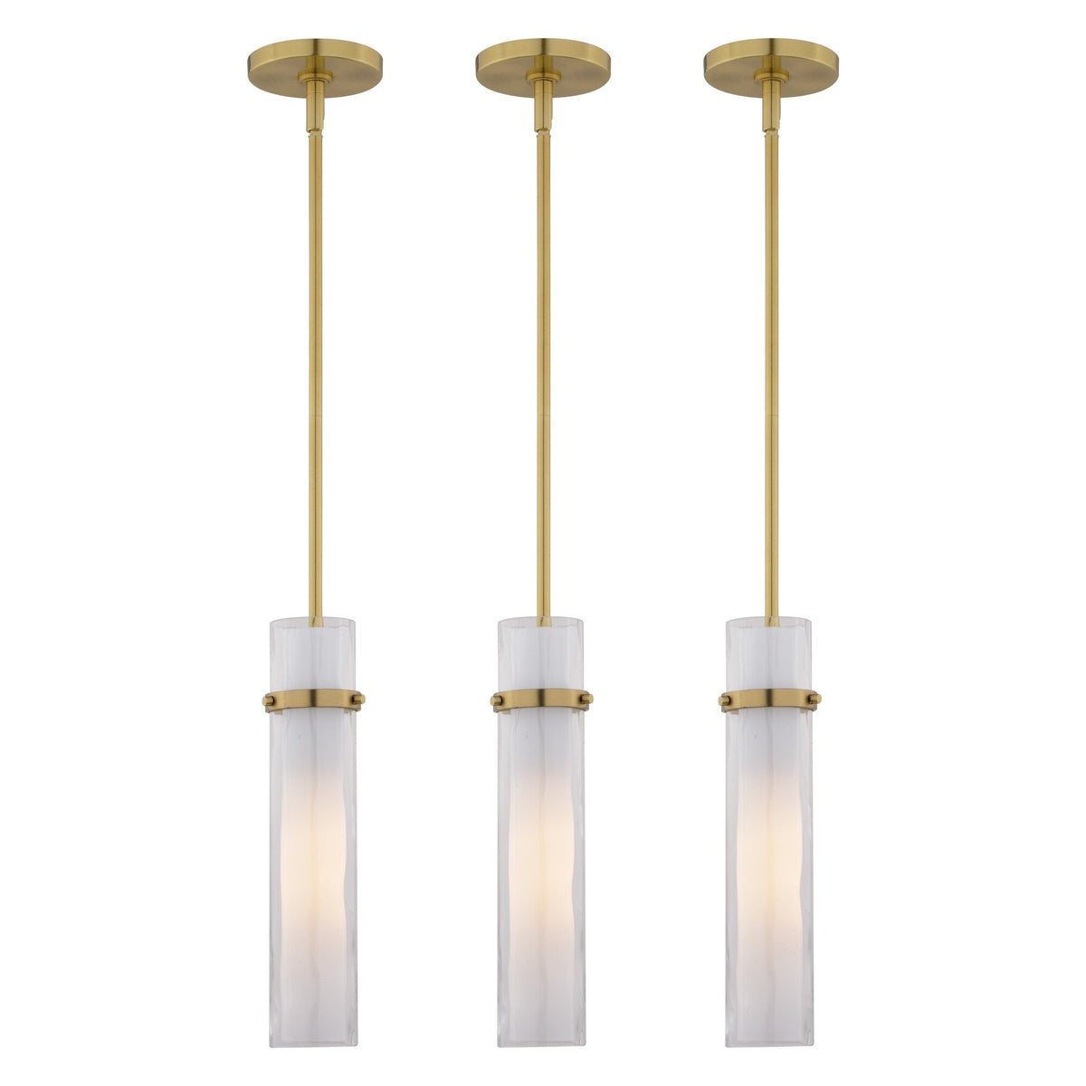 Vilo 4.5 - in. 1 Light Mini Pendant Golden Brass - Orvon Lighting