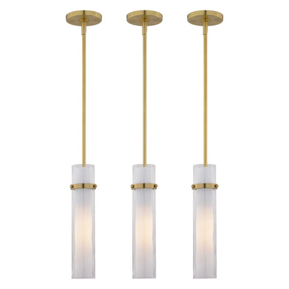 Vilo 4.5 - in. 1 Light Mini Pendant Golden Brass - Orvon Lighting