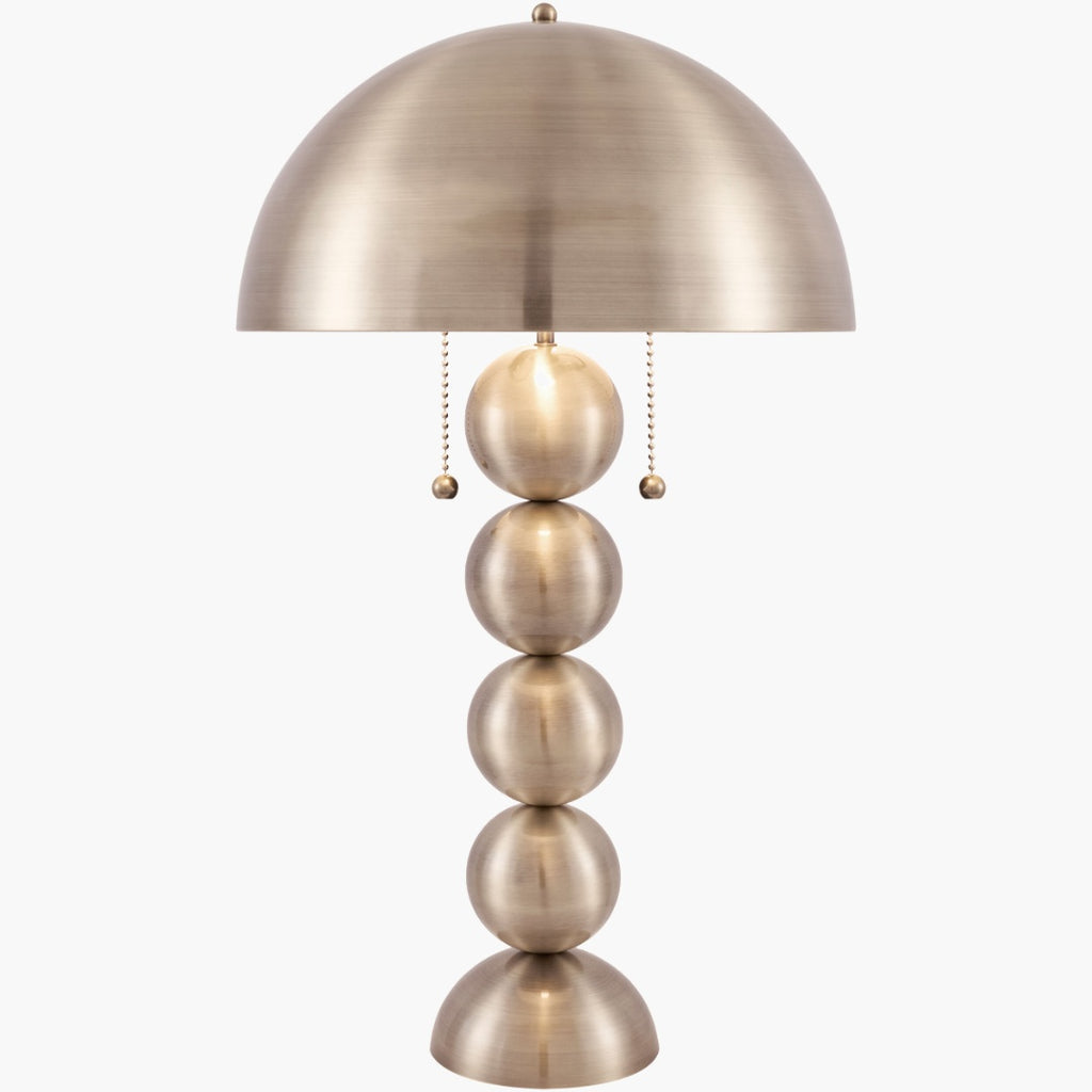 Surya Vellon 15" L × 15" W × 27" H Accent Table Lamp – Nickel additional view