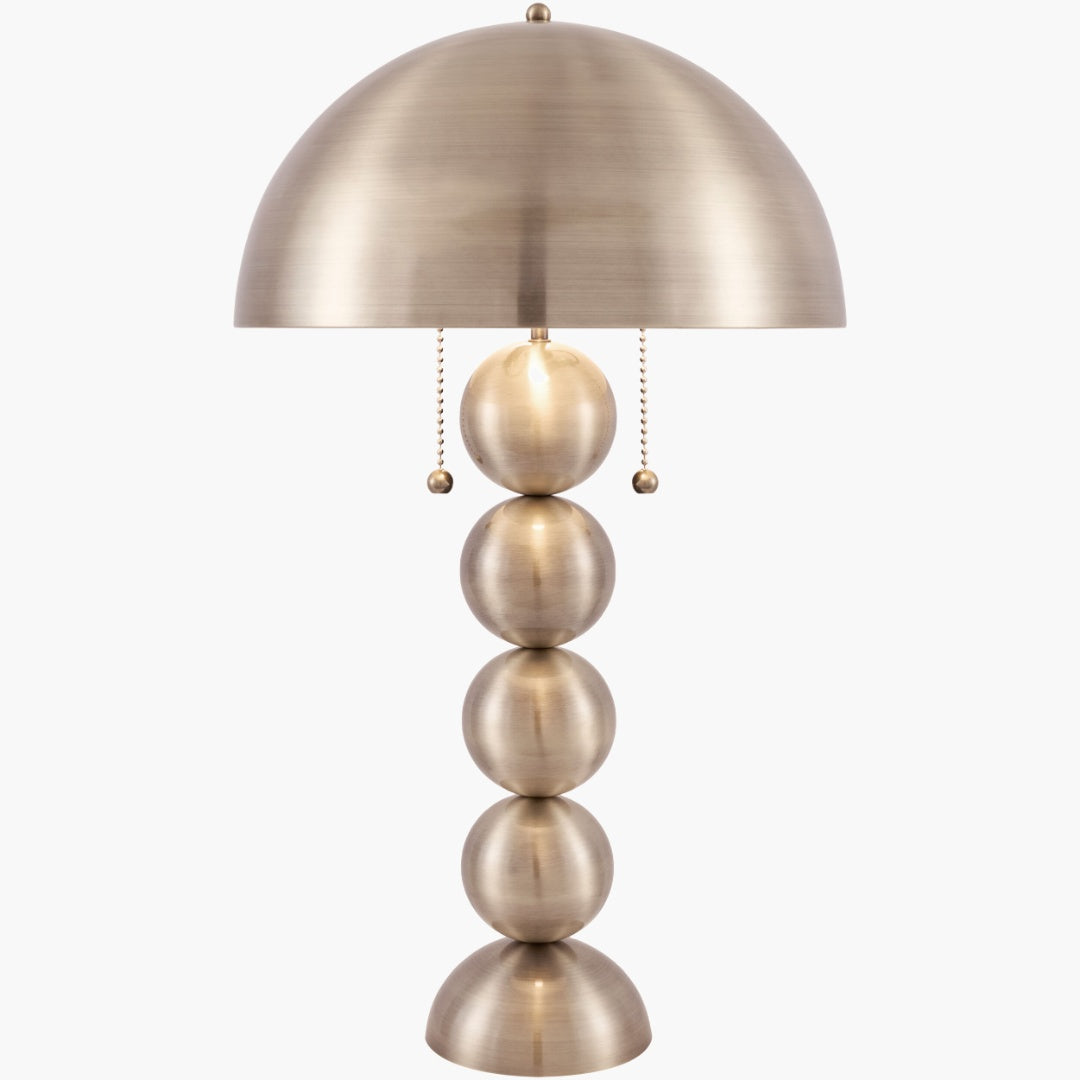 Surya Vellon 15" L × 15" W × 27" H Accent Table Lamp – Nickel additional view