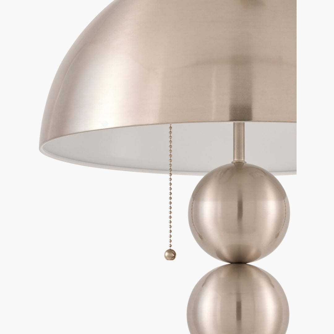 Surya Vellon 15" L × 15" W × 27" H Accent Table Lamp – Nickel additional view