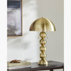 Surya Vellon 15" L × 15" W × 27" H Accent Table Lamp – Brass additional view