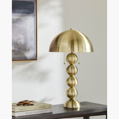 Surya Vellon 15" L × 15" W × 27" H Accent Table Lamp – Brass additional view